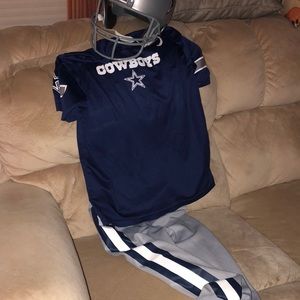 Boys cowboy football costume